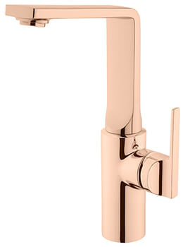 VitrA Suit L Deck Mounted Copper Tall Basin Mixer Tap - Image
